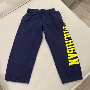 Youth Michigan sweatpants, small
